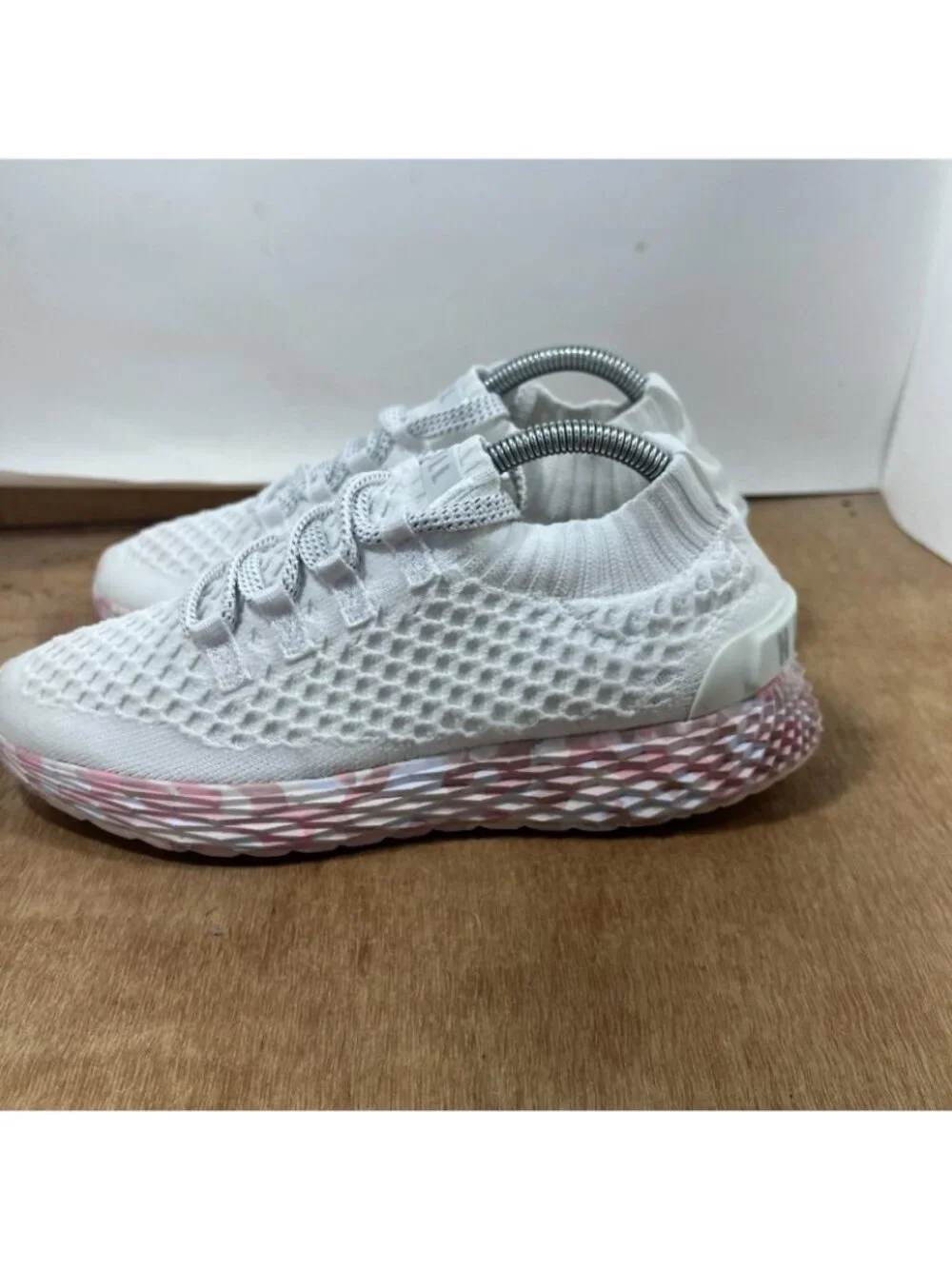NO BULL Women Size 8.5 White SuperFabric Trainers Running Shoes